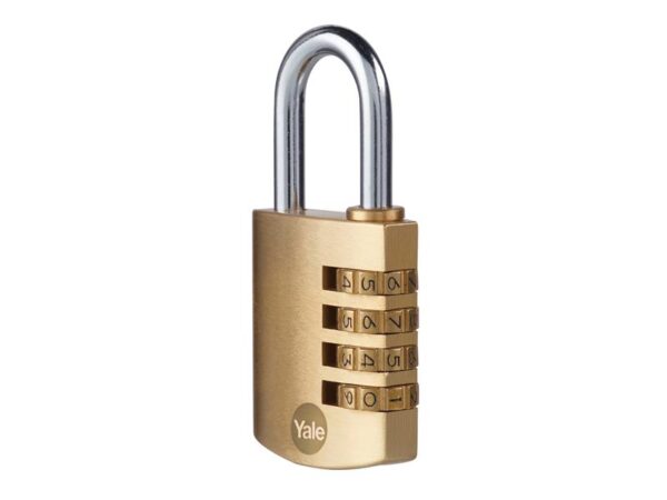 Yale Locks Brass Combination Padlock 40mm