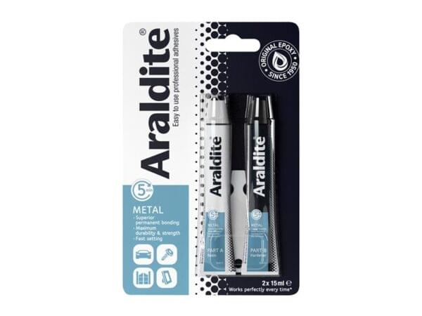 Araldite® Steel Epoxy 2 x 15ml Tubes